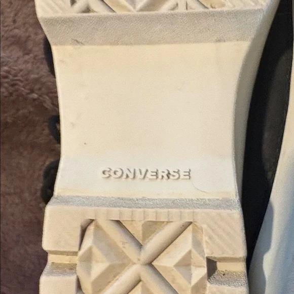 Converse All Star Women’s Size 9 Lugged Heel Leather Rare Shoes Good Condition! - Picture 6 of 11